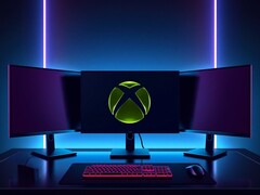 Modo Xbox mostrado en una configuración de juego multimonitor