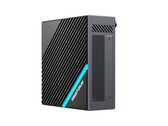 El MINISFORUM B550 puede utilizarse como mini PC o como PC de sobremesa híbrido. (Fuente de la imagen: MINISFORUM)
