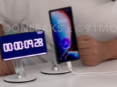 El vídeo de demostración muestra cómo el smartphone no revelado alcanza el 10% de carga en 23 segundos, antes de llegar al 17% en apenas 35 segundos. (Fuente de la imagen: 91Mobiles x @OnLeaks)