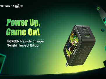 Cargador Ugreen Nexode Edición Impacto Genshin (Fuente de la imagen: Ugreen PR)