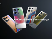 Infinix demuestra la tecnología E-Color Shift. (Fuente: Infinix)