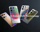 Infinix demuestra la tecnología E-Color Shift. (Fuente: Infinix)