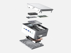 Despiece del Minisforum NAB9. (Fuente de la imagen: Minisforum)