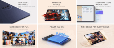 Características destacadas de la TCL Tab A1