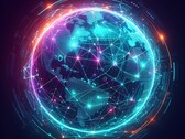 El mundo es adicto a Internet (MS Bing/DALL-E 3)