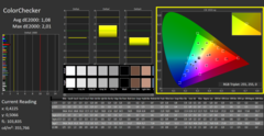 CalMAN ColorChecker calibrado