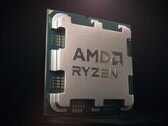 Un render "chip shot" del aspecto de una CPU AMD Ryzen moderna basada en AM5
