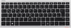 teclado del HP EliteBook 840 G5