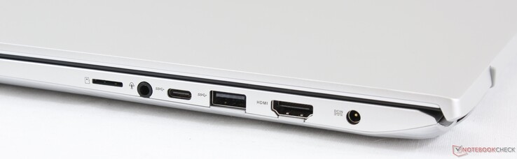 Cierto: Lector MicroSD, combinación de 3,5 mm, USB Type-C Gen. 1, USB 3.0, HDMI, adaptador de CA