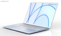 Así podría ser el próximo MacBook Air en color azul 