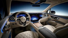 Mercedes ha compartido el primer vistazo al interior del SUV EQS de 2023. (Fuente de la imagen: Mercedes-Benz)