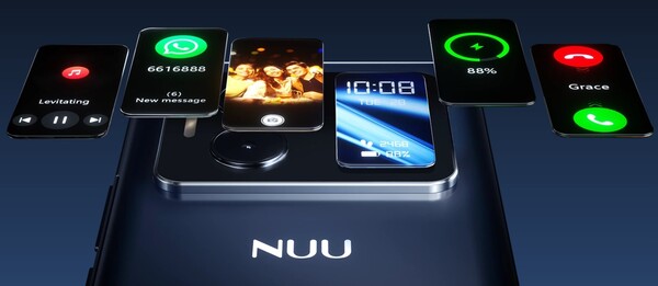 La pantalla Vista del Nuu B40 puede utilizarse para diversas funciones. (Fuente de la imagen: Nuu)