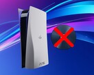 La consola PS6 junto a un disco de videojuegos