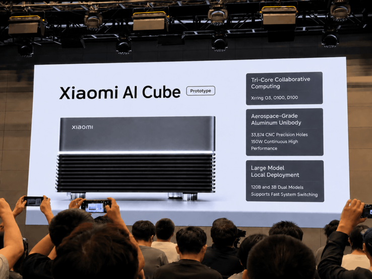Prototipo del Xiaomi AI Cube con los chips Xring O3, O100 y D100 (traducción automática)