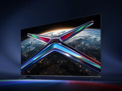El modelo de 55 pulgadas tiene 432 zonas de control del color. En la imagen: una imagen promocional que muestra la parte frontal del televisor.