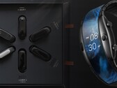Una Xiaomi Mi Band X podría parecer una combinación de una de las Mi Bands con la Nubia Alpha. (Fuente de la imagen: Xiaomi/Nubia - editado)