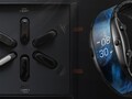 Una Xiaomi Mi Band X podría parecer una combinación de una de las Mi Bands con la Nubia Alpha. (Fuente de la imagen: Xiaomi/Nubia - editado)