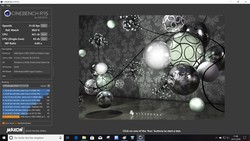 Cinebench R15 sobre batería