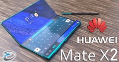 El Mate X2 aparentemente tendrá un diseño plegable hacia adentro y una segunda pantalla. (Fuente de la imagen: TechConfigurations)
