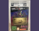 Una consola New Nintendo 3DS XL Majora's Mask Edición Limitada con graduación 85+ sellada en un estuche acrílico (fuente de la imagen: r/consoles)