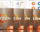 Los chips AMD Ryzen 5000 siguen siendo populares entre los fabricantes de PCs de sobremesa. (Fuente de la imagen: AMD/Mindfactory - editado)