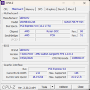 Placa base de CPU-Z