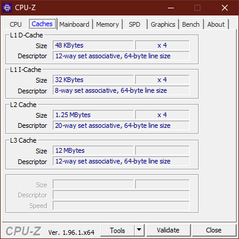 Cachés CPU-Z