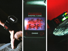La nueva collab Pleasures x Casio G-Shock (en la imagen) tiene múltiples elementos de diseño que hacen referencia a Daft Punk. (Fuente de la imagen: @pleasures en Instagram)