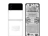 El Galaxy Z Flip4 Maison Margiela Edition sólo estará disponible en algunos mercados. (Fuente de la imagen: Samsung)
