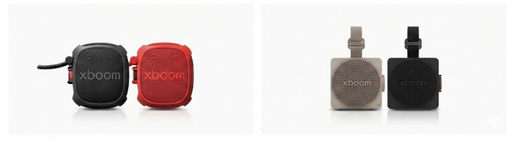En la imagen: LG Xboom Mini (derecha) y Xboom Rock (izquierda). Fuente de la imagen: LG