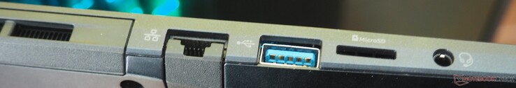 izquierda: RJ45-LAN, USB-A, microSD, audio