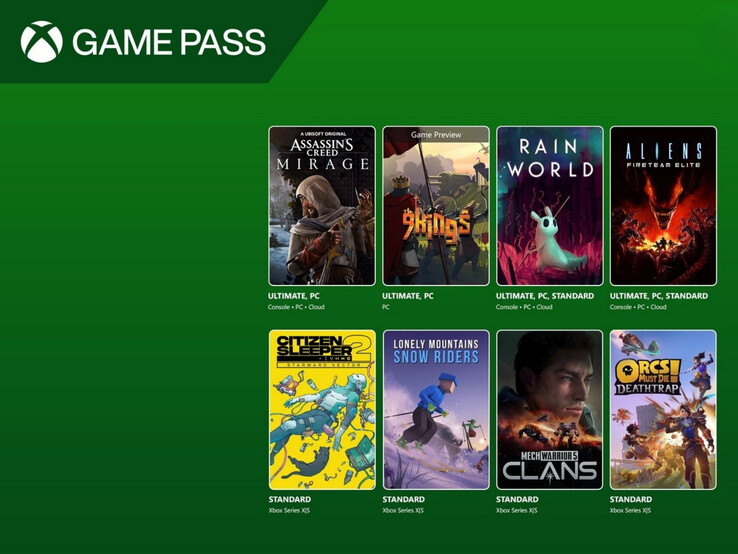 Últimos juegos de Xbox Game Pass añadidos al servicio (Fuente de la imagen: Xbox Wire con modificaciones)