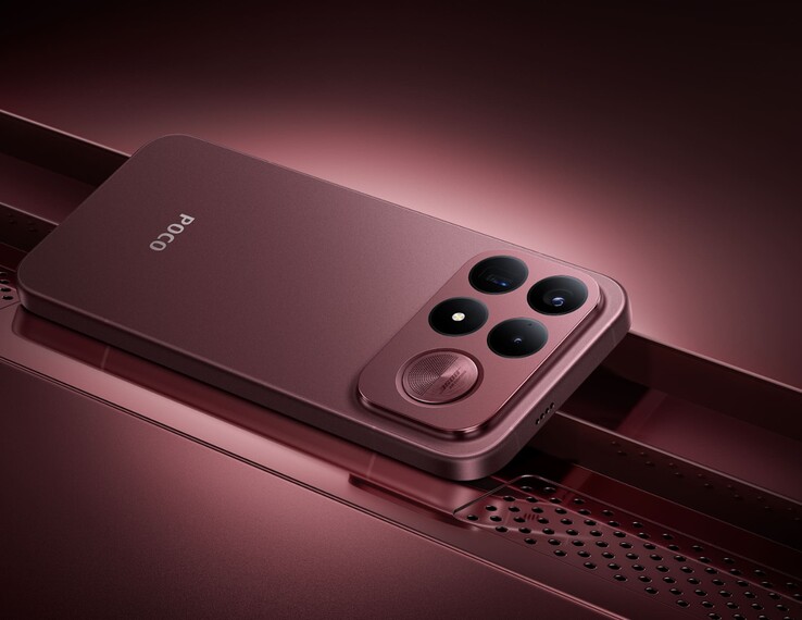 El POCO F9 Ultra en color Dark Cherry.