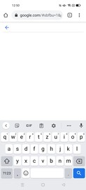 Oppo Find X3 Neo - teclado en modo vertical