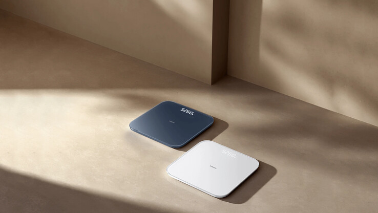 La báscula inteligente S200 de Xiaomi está disponible en blanco o gris. (Fuente de la imagen: Xiaomi)