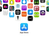 Logotipo de la App Store con iconos de aplicaciones populares. Apple debe defender ahora sus comisiones por los pagos realizados fuera de la tienda.