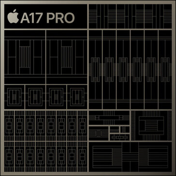 Los esquemas de Apple A17 Pro. (Fuente: Apple)
