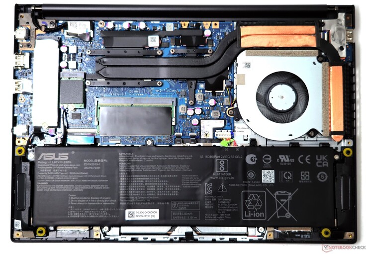 Asus VivoBook 14X OLED: Internos