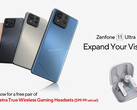El Zenfone 11 Ultra se vende por 100 dólares/euros menos que el ROG Phone 8. (Fuente de la imagen: ASUS)