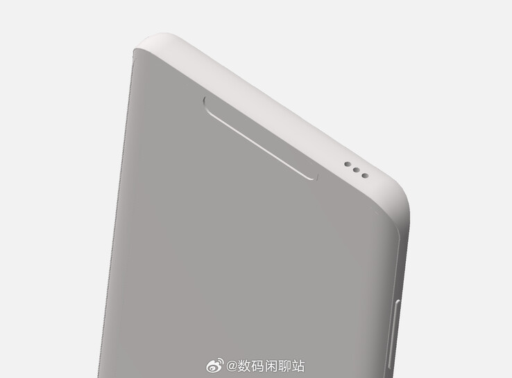 El "Mate 60 RS" en forma de render. (Fuente: Digital Chat Station vía Weibo)