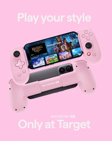 El Backbone Pro Pink Edition tiene el mismo precio que la edición estándar anunciada en marzo de 2025. (Fuente de la imagen: Backbone)