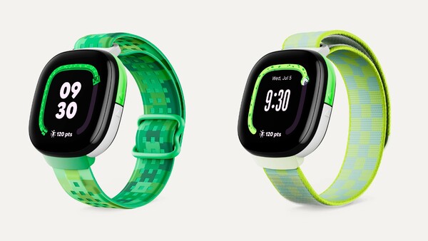 Bandas Fitbit Ace LTE Minecraft y Space Bacon. (Fuente de la imagen: Google)
