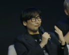 Hideo Kojima interactuando con los fans durante el Death Stranding World Tour en Arabia Saudí (fuente de la imagen: PlayStation Arabia YT)