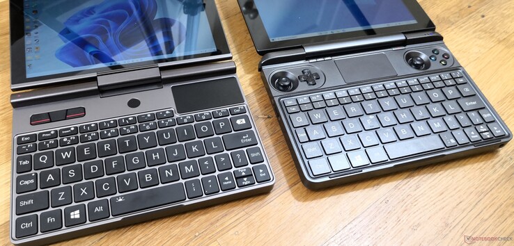 Izquierda: GPD Pocket 3, Derecha: GPD Win Max 2021 Izquierda: GPD Pocket 3, Derecha: GPD Win Max 2021