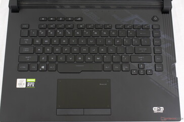 Diseño de teclado ROG familiar