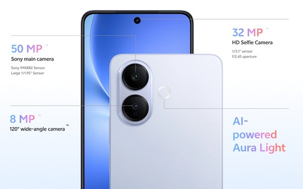 El Vivo V60 Lite es compatible con la grabación de vídeo 4K.