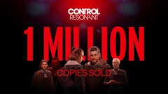 Un banner que anuncia que Control Resonant ha vendido 1 millón de copias