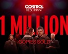 Un banner que anuncia que Control Resonant ha vendido 1 millón de copias
