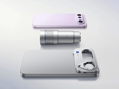 El Vivo X300 FE y su kit de extensor de teleobjetivo.