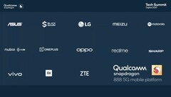 Más de una docena de fabricantes lanzarán teléfonos inteligentes con el chipset Snapdragon 888. (Fuente de la imagen: Qualcomm)